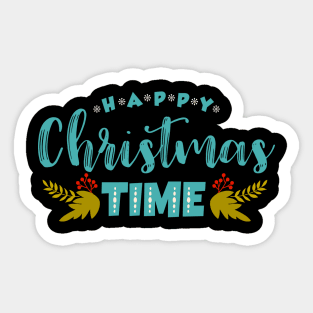 happy chrismas time Sticker